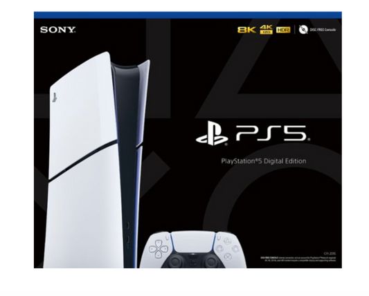 Sony - PlayStation 5 Slim Console Digital Edition - White